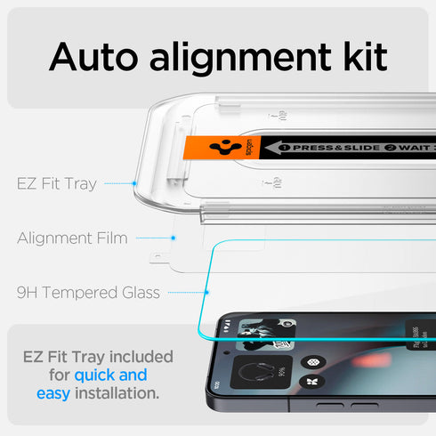 Spigen Nothing Phone (3) Screen Protector - Glas.tR EZ Fit (2 Pack)